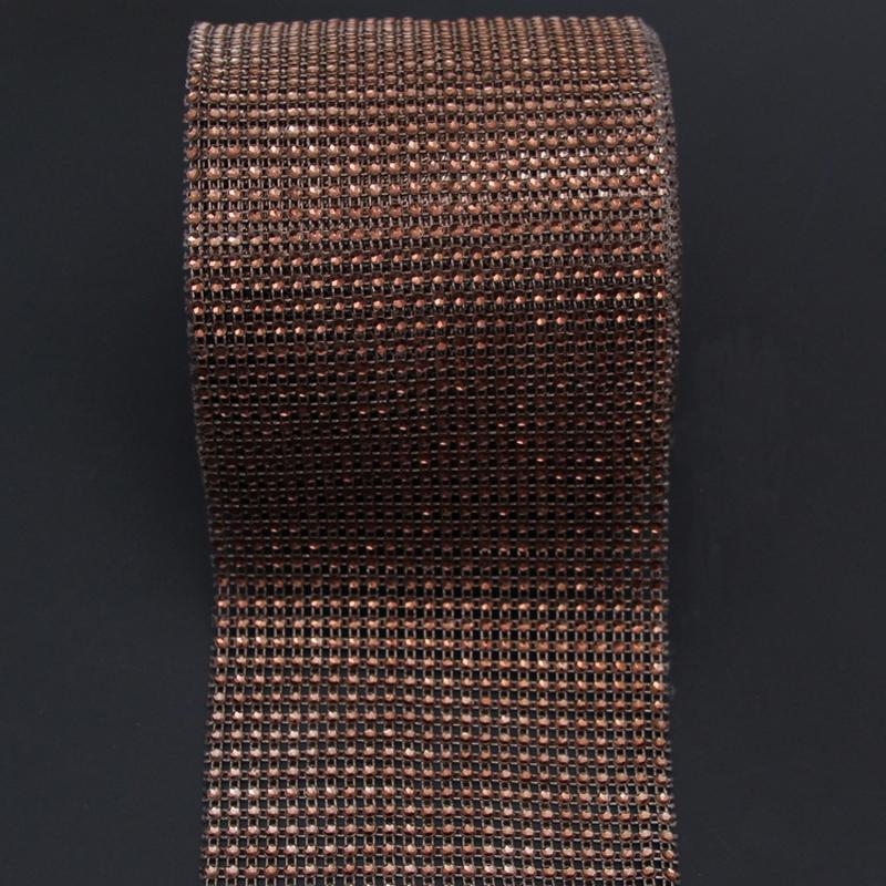 Модная ромбовидная сетка, обертка для торта, ролл, блестящая лента со стразами, свадебный декор, украшение для вечеринки