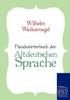 Книга Handwoerterbuch Der Altdeutschen Sprache
