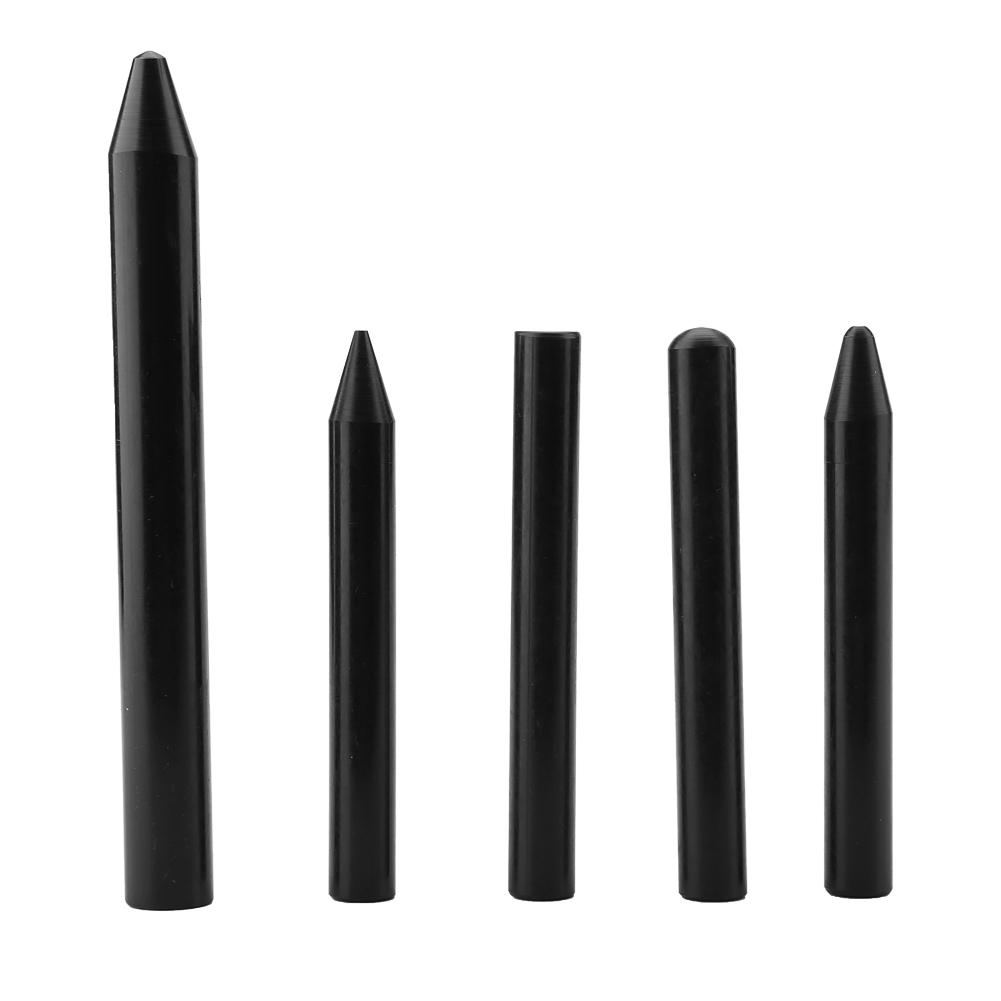 5 Pcs Black Nylon Tap Down Knock Pen Dent Removal Repair Tool