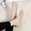 Women Leather Driving Moccasins Comfort Flats Casual Slip On Blue Nurse Plus Size Summer Ballet Shoes for Girl