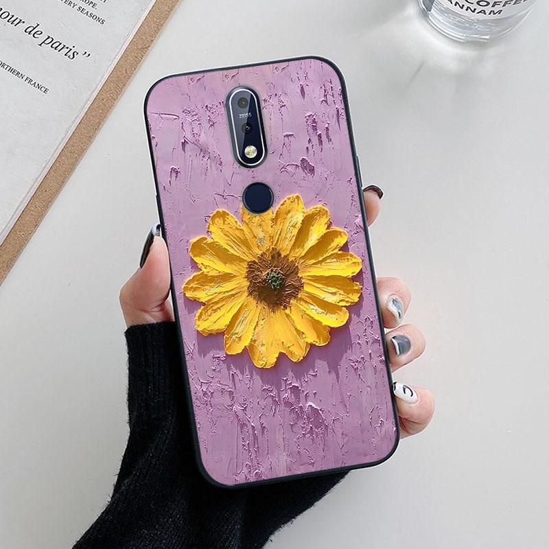 Для Nokia 5.1 Plus Чехол Модный Мягкий Силиконовый Задний Чехол для Nokia 3.1 7.1 Чехол для Телефона etui Fundas Милый Чехол