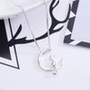 Pure 925 Sterling Silver Cat Charm Pendant Necklaces For Women New Fashion Jewely Small Chokers Necklaces Fine Jewelry