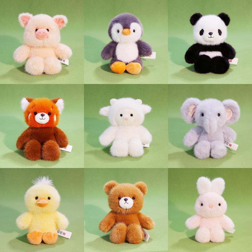 Elephant Panda Pig Rabbit Plush Toy With 7d Cotton Filling For Kids And Teens Gift