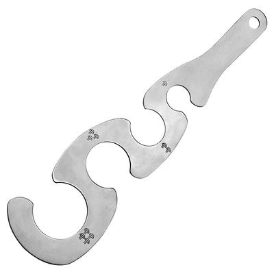 Измеритель для спагетти из нержавеющей стали с 4 отверстиями, линейка для спагетти в форме буквы S, удобная и прочная кухонная линейка