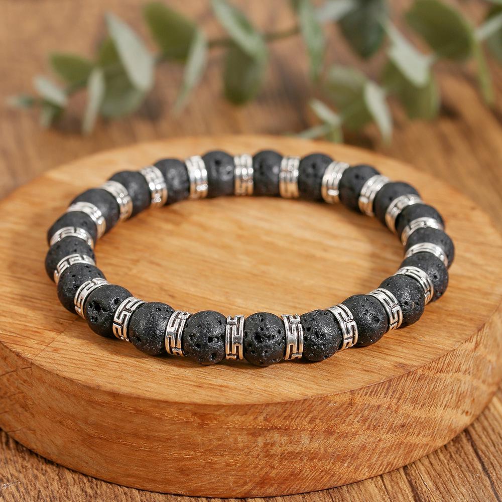 Европейский Кристальный Браслет из Тигрового Глаза на Эластичной Основе, Украшения из Натуральных Каменных Бусин