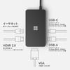 Док-станция Microsoft Travel Hub, легкий HDMI-аксессуар для проводной локальной сети, совместимый с Windows, Mac, Android, Chrome, Surface, USB-C, SWV-00006