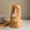 1pcs Moai Tissue Box Easter Island Boulder Statue Personality Stone Sculpture Home Tissue Holder Napkin Box