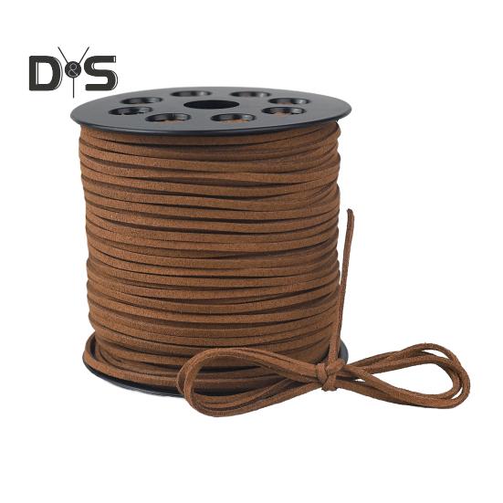 Бархатная веревка длиной 100 ярдов, шириной 3 мм, бархатный шнур для самостоятельного изготовления шнурков для обуви, изготовления ювелирных изделий, ремешка, ожерелья, браслета, плетеной веревки