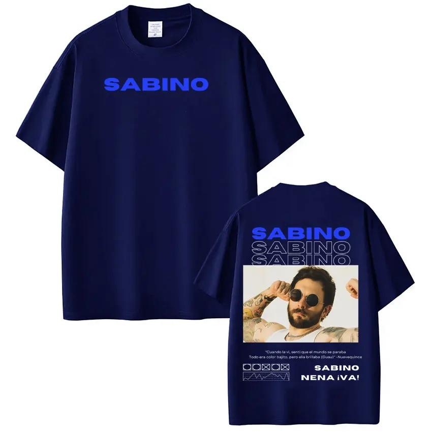 Rapper Sabino Album Tour Printed TShirt Unisex Harajuku Style Fashion Short Sleeve Casual High Quality HipHop TShirt