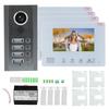 BUS 2 Wire Video Doorbell Camera Direct Press Type Color Display Two Way Intercom Night Vision