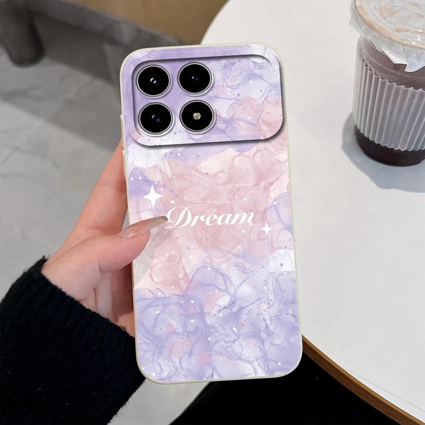 Для Redmi K90 K80 K40 Pro K40S K30S K30i K50 Note 5 Plus Чехол для телефона Крутой узор с кошкой Жидкий силикон Противоскользящий Премиум Защитный чехол Для Redmi Capa
