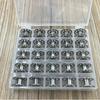 25Pcs/Set Empty Bobbins Sewing Machine Plastic Case Storage Box for Sewing Machine Spools with Thread Storage Case Sewing Tools