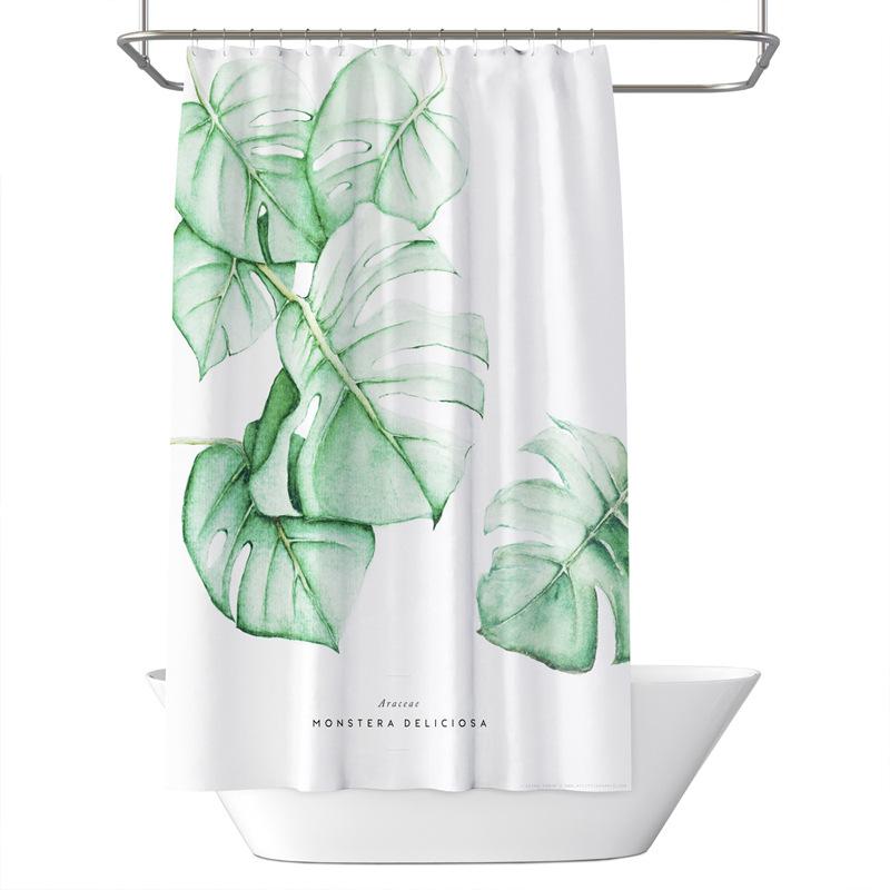 Утолщенная водонепроницаемая занавеска для ванной комнаты, устойчивая к плесени, занавеска для душа, занавеска для душевой перегородки, занавеска для душа, занавеска для ванной комнаты, бесплатная перфорация