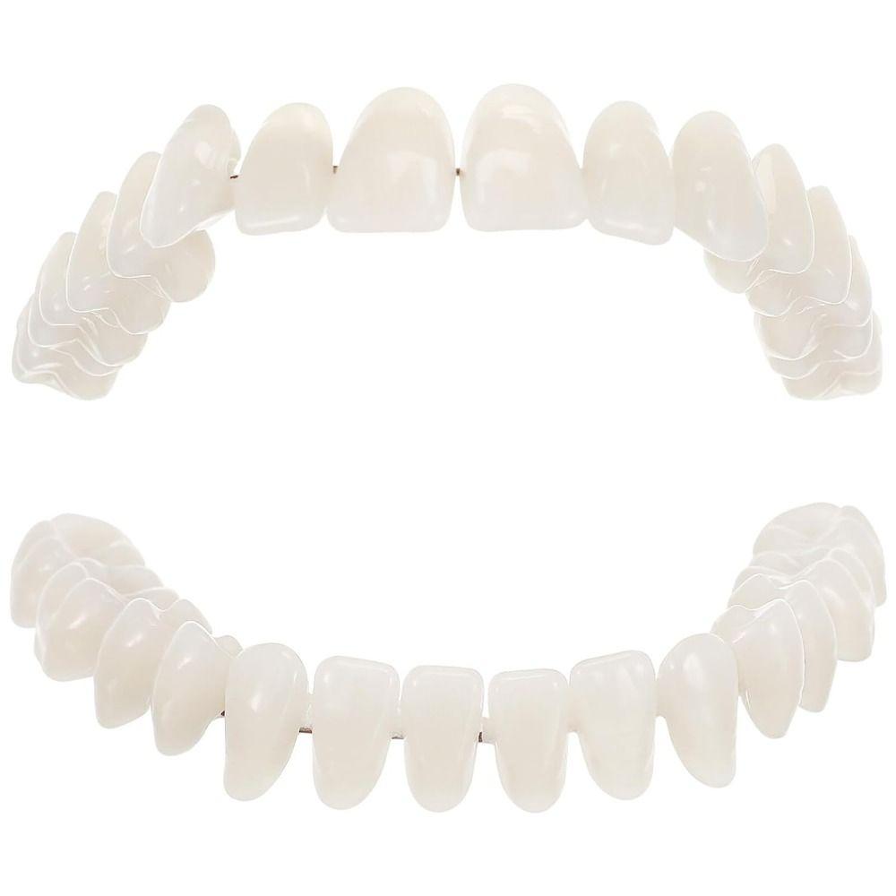 28 Pcs Resin Denture False Teeth Make Your Own Dental Training Models Dental Supply Accessory