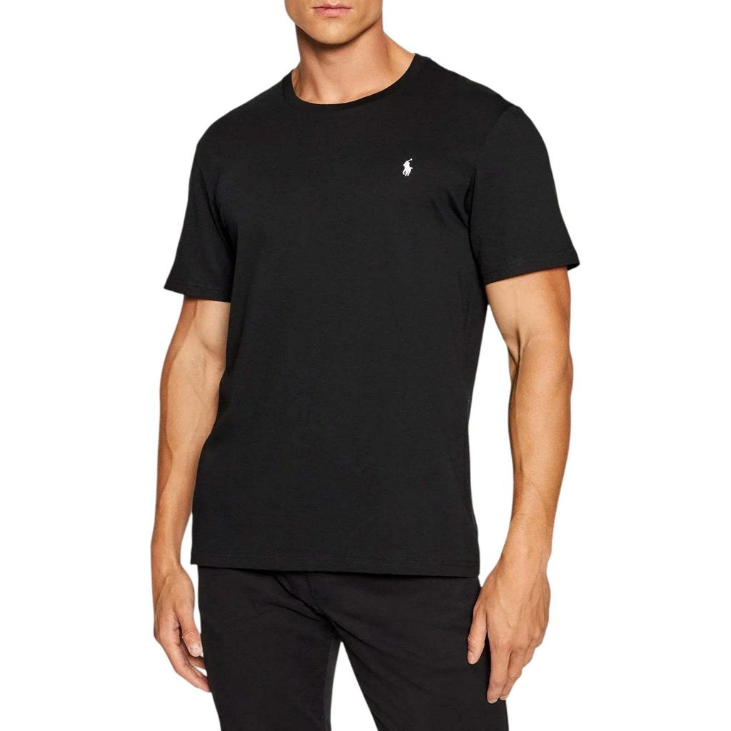 Polo Ralph Lauren Футболка мужская с коротким рукавом, однотонная, с хлопком, с круглым вырезом, с узором из животных логотипов 714844756-006