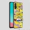 ST83 милый чехол с изображением Губки Боба для OPPO Reno 8 6 5 4 Pro Find X3 A17 A31 A38 A40 A53 A54 A55 A74 A76 A78 A77 A80 A94 A95 A96 Lite, черный чехол для дивана