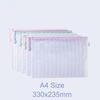 5PCS PVC File Contract Folders A4 Test Paper Storage Tool File Folders  for Schoolwork Office