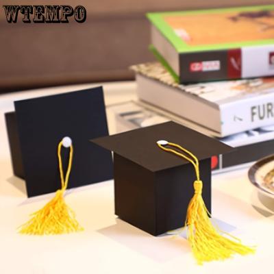 25 шт. коробка конфет креативная шляпа выпускника подарок коробка сахара шоколад с кисточкой коробка конфет выпускной украшение вечеринка памятная подарочная коробка