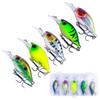 5Pcs Fishing Baits Small Wobbler Fishing Lures Artificial Hard Baits Reusable Fishing Tackle Lures Easy To Carry