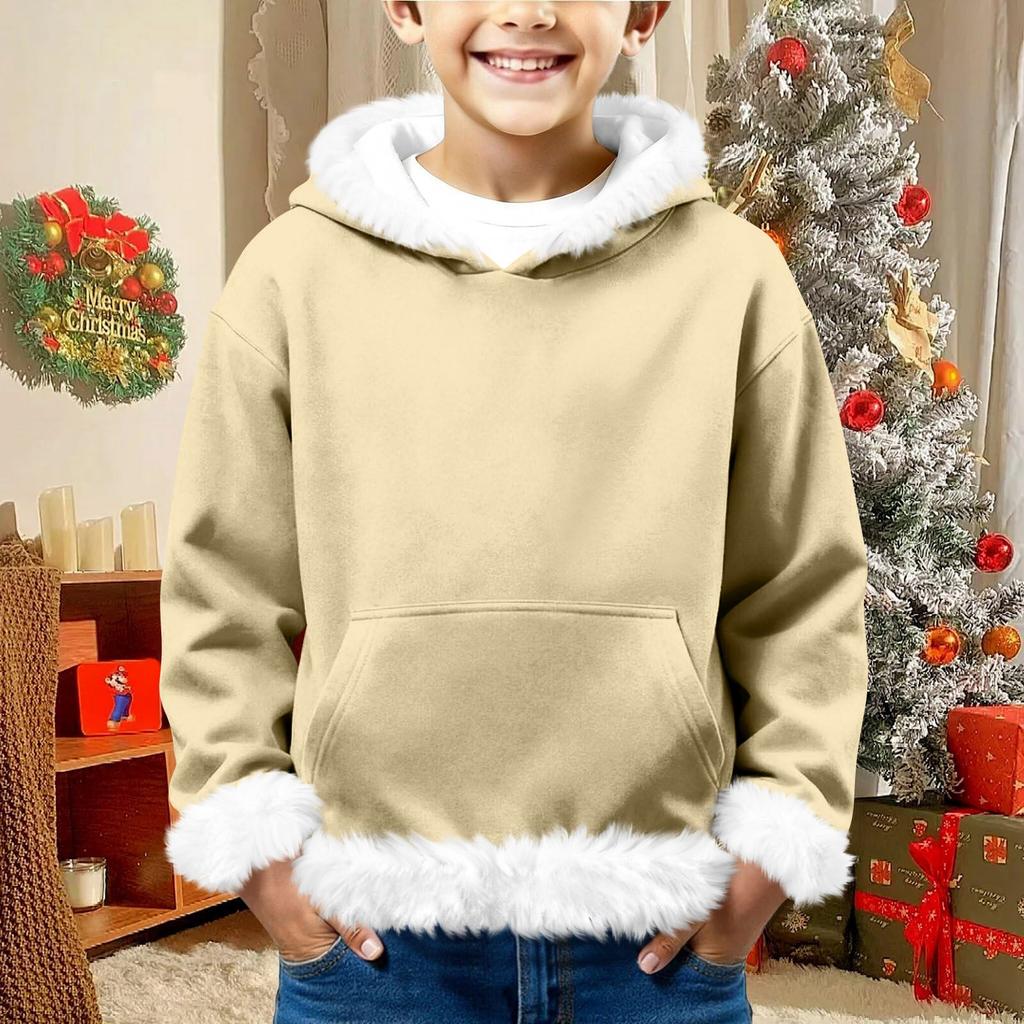 Children's Sweatshirt Girls Boys Long Sleeve Lightweight Casual Hoodie Loose Comfortable Sweatshirt