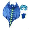 Dragon Costume Cartoon Cloak Fantasy Clothing with Hat Cosplay Toy Dinosaur for