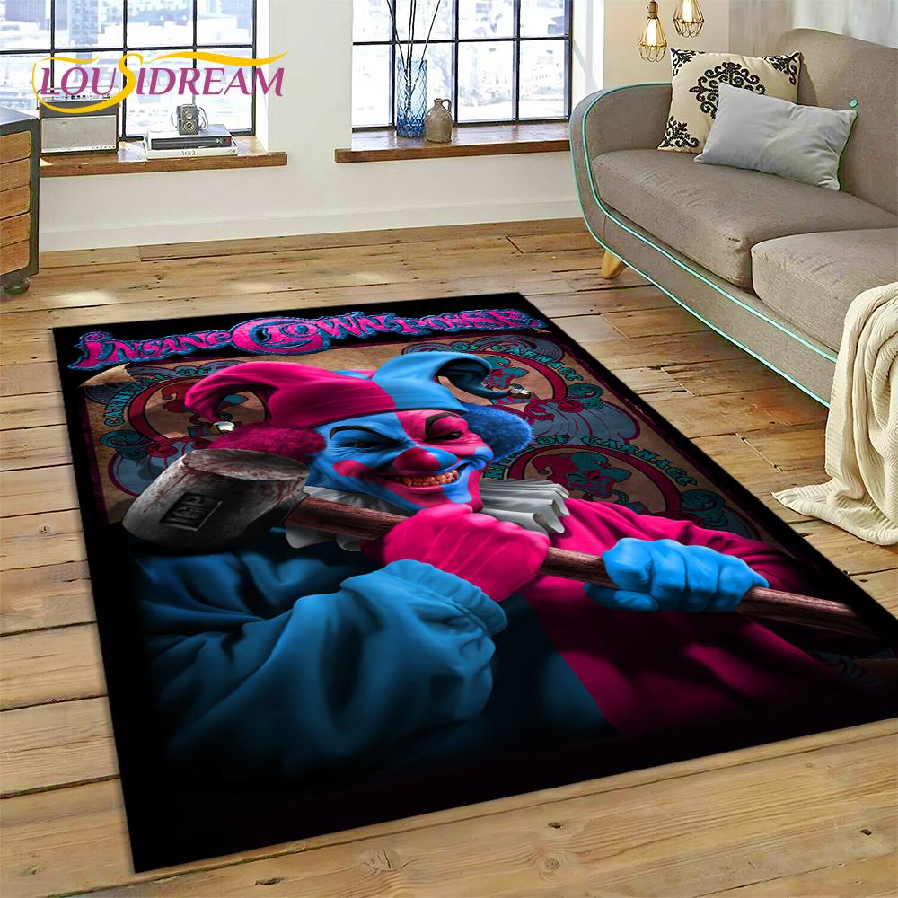 Insane Clown Posse Icp Джагло Рэп Метал Ковер Коврик для Спальни Гостиной Дома Декорация для Дивана, Детский Большой Декор Напольный Коврик