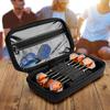 Dart Carrying Cases Darts Protective Case Darts Organizer with 6 Elastic Bands Multipurpose Dart Storage Holder Carrying Bag