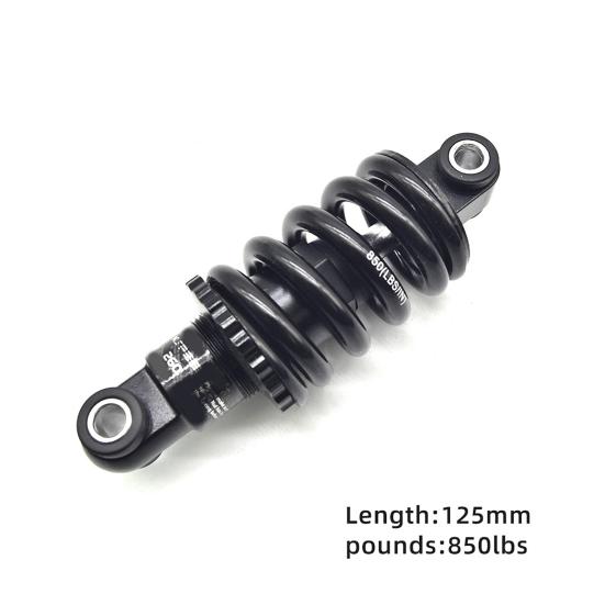 12.5/15СМ Пружинный амортизатор для горного велосипеда 550/850/1000/1500Lbs Регулируемый амортизатор задней подвески для скутера и складного велосипеда
