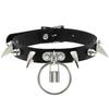 Goth Punk Spike Rivet Choker Collar For Women Steampunk Pentagram Necklace Emo Neck Strap Cosplay Chocker Gothic Accessories