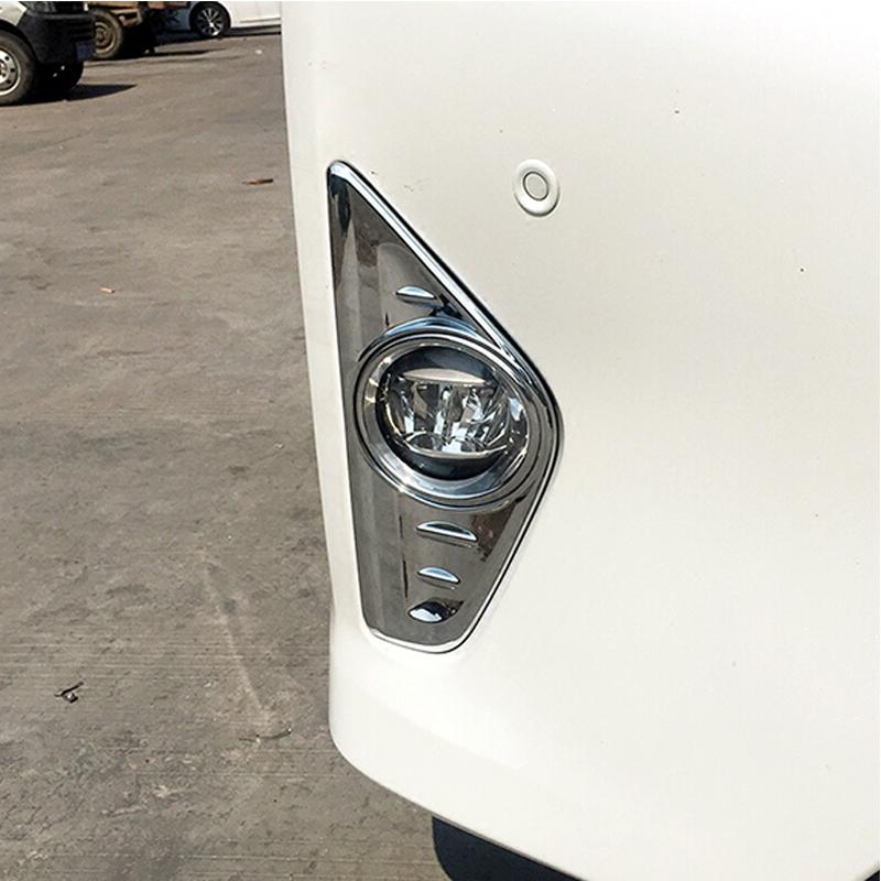 ABS хром для Toyota Alphard 2016 2017 2018 аксессуары автомобильный передний противотуманный абажур крышка рамка накладка наклейка стайлинг автомобиля