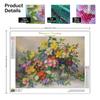 Полный круглый алмаз живопись цветок ремесло комплект 5D DIY Алмазная мозаика рукоделие украшение дома 30x40 см/12x16 дюймов