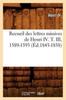 Книга Recueil Des Lettres Missives De Henri IV. T. III 1589-1593 (Ed.1843-1858)