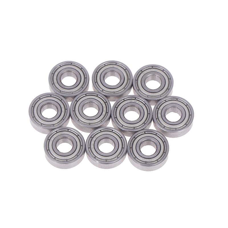 10Pcs Skateboard Bearings Miniature Deep Groove Ball Bearings 693 694 695 696 697 698 699 Zz For Scooter Or Toys