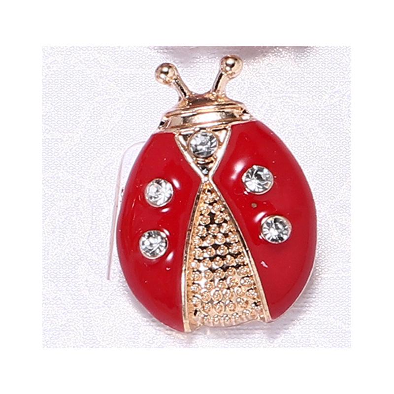 Креативная мультяшная брошь-божья коровка - Универсальная булавка-жук для модных аксессуаров для рубашки
