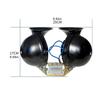 2Pcs/lot Universal Loud Car Horn Dc 12V/24V Electric Snail Horn Super Loud Waterproof Subwoofer for Car Truck Suv Boat Accessory