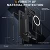 Для Samsung A17 Новый бестселлер: Ударопрочный, пылезащитный и устойчивый к падениям беспроводной магнитный высококачественный прозрачный чехол для телефона