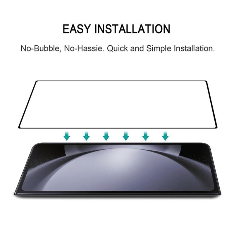 Для Samsung Galaxy Z Fold6 5G Защитное стекло для экрана Переднее Полное покрытие Полный клей Шелкография Прозрачная пленка