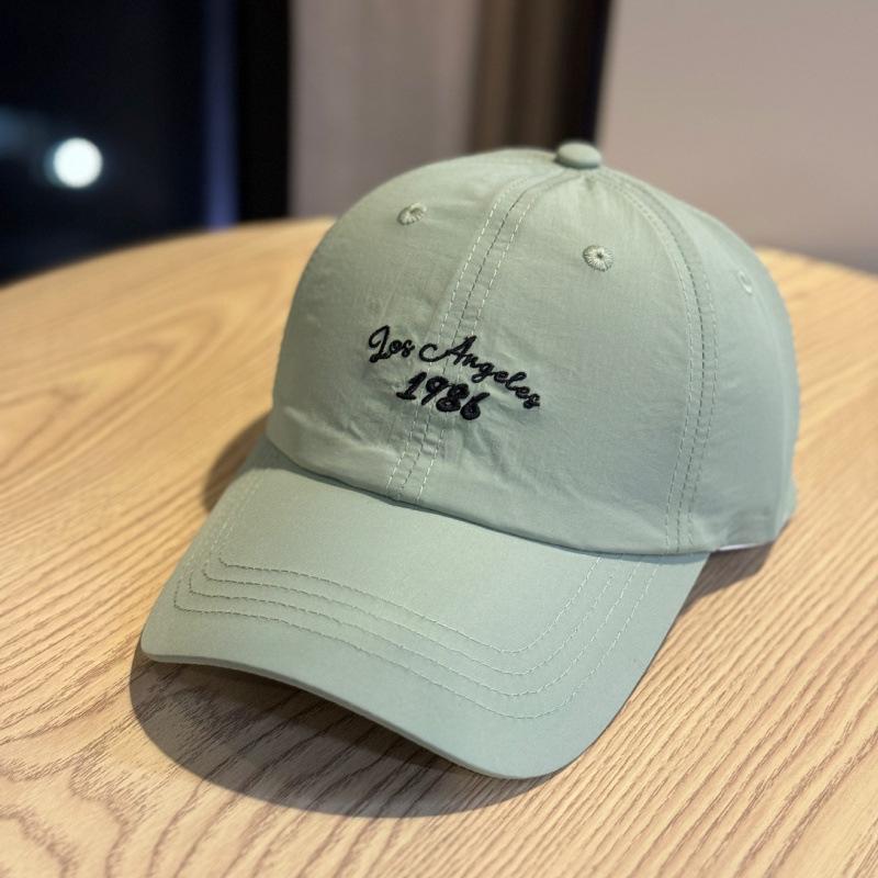 Summer Letter Embroidery Quick-Drying Baseball Cap Children Japanese Face Small Sunshade Sun Protection Cap Men