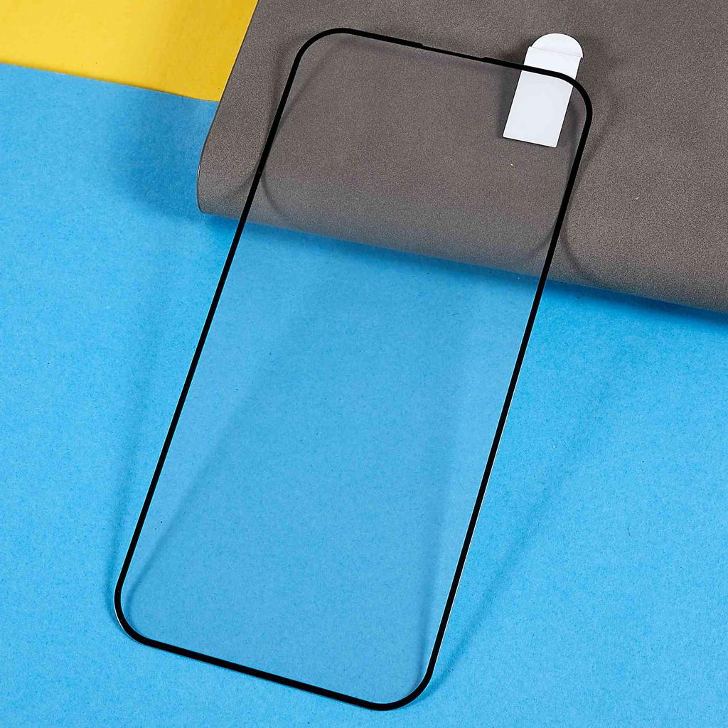 Защитное стекло для экрана телефона для iPhone 14 Pro Max 6,7 дюйма, Полное покрытие с шелкографией, Защита от царапин, HD прозрачная пленка из закаленного стекла с полным клеевым слоем