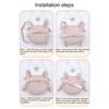Baby Head Guard Pillow Baby Headrest Backpack Toddler Head Fall Protection Pad Back Protection Pillow Baby Essential