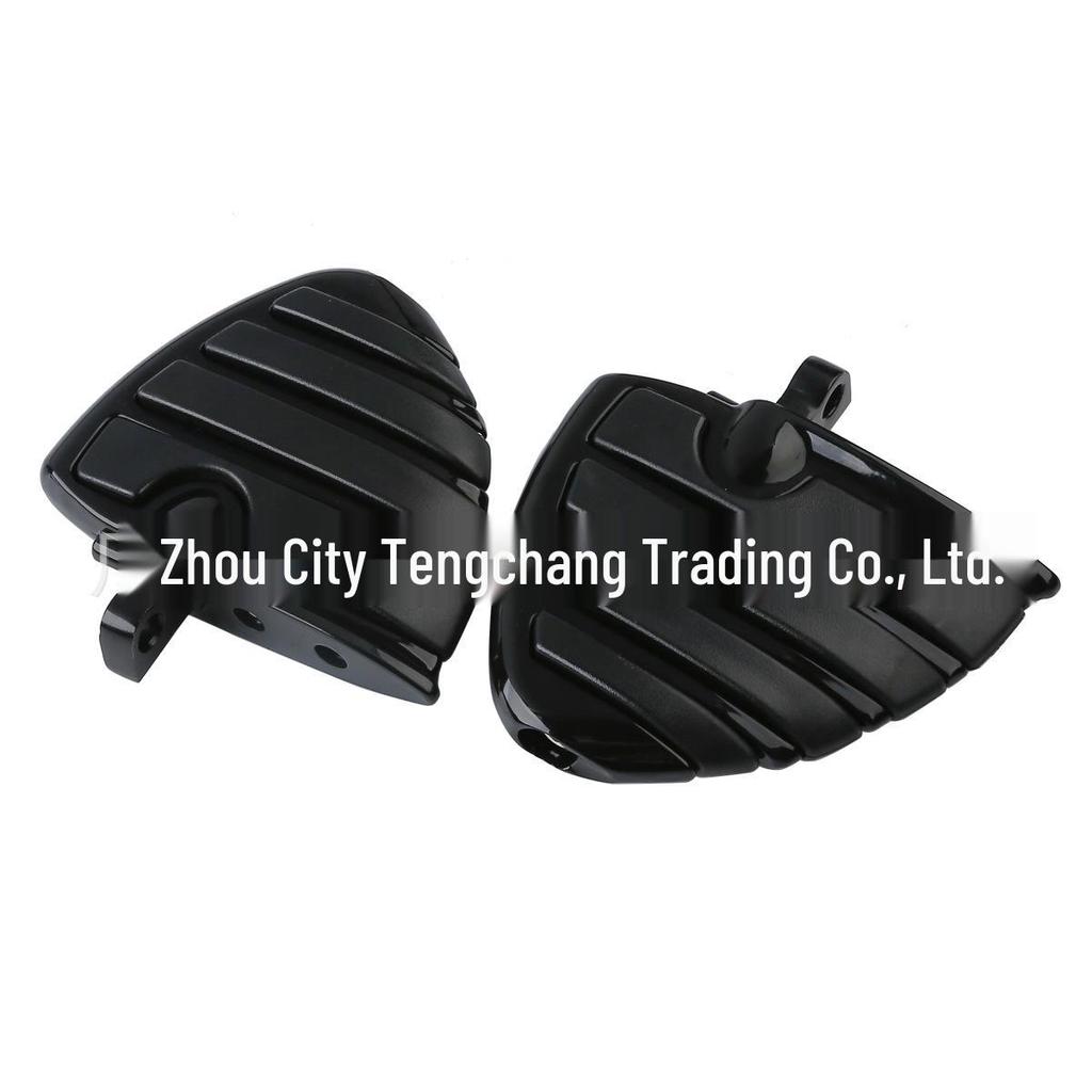 Harley Softail Fish-Shaped Front and Rear Metal Foot Pegs