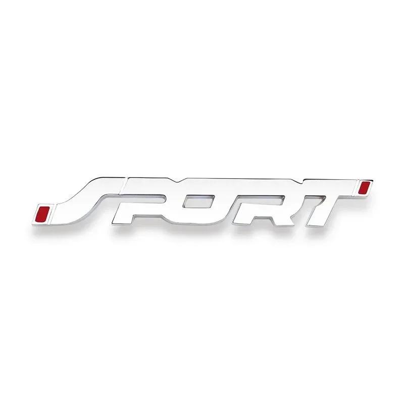 SHNU9 3D Metal Sport Logo Rear Trunk Emblem Badge Stickers Car Styling Accessories For Ford Focus Mondeo Explorer FIESTA EDGE
