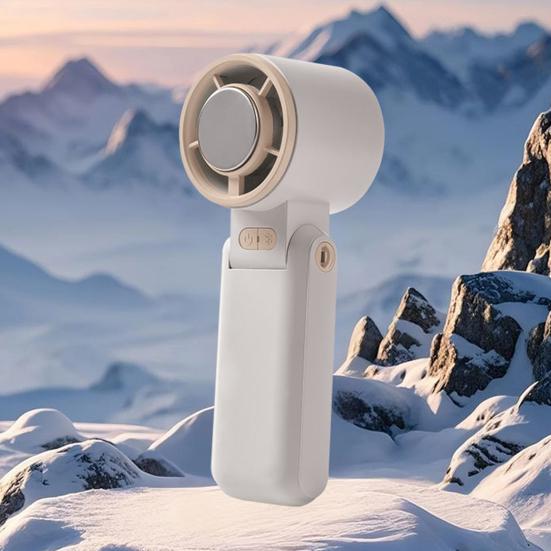 Portable Handheld Turbo Fan Brushless Motor High-Speed Strong Airflow Low Noise Personal Rechargeable