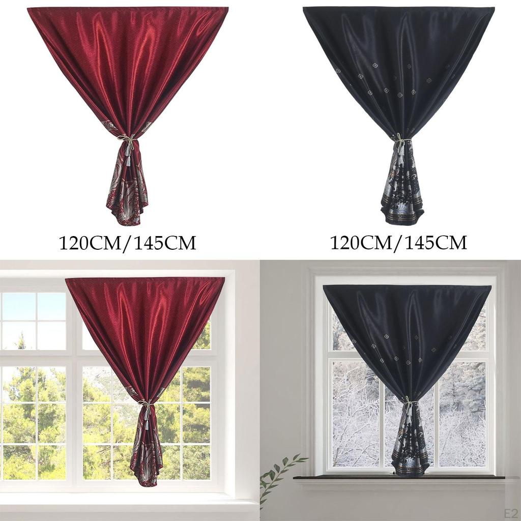 Китайский печатный занавес Китай Элегантный Высокий затемненный сборный для гостиной спальни столовой