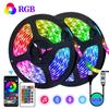 24-клавишная светодиодная подсветка 5050RGB Bluetooth с напряжением 5 В, 1–30 м, 16 миллионов цветов, RGB, синхронизация музыки со светодиодной полосой, изменение цвета вечеринки и дома