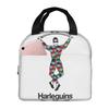 Harlequins Merch Insulated Lunch Bag for Women Kids Portable Food Boxes Thermal Lunch Box Tote