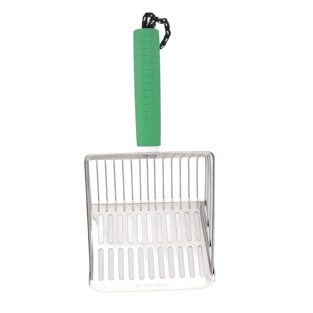 Cat Litter Scoop Detachable Handle Cat Litter Shovel Easy To Clean Stainless Steel Poop Scooper for Litter Box