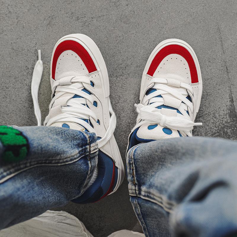 Sneakers Shoes for Men  New Canvas Shoes Platform Tennis Sports Walking Sneakers Chunky Board Shoes Fashion Couple Footwear