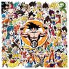 50 ШТ. Классические Аниме Наклейки Dragon Ball Мультяшный Стикер Сон Гоку Водонепроницаемые Наклейки для Чехла Телефона, Ноутбука, Канцелярских Принадлежностей DIY Игрушка для Детей