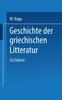 Книга Geschichte Der Griechischen Litteratur